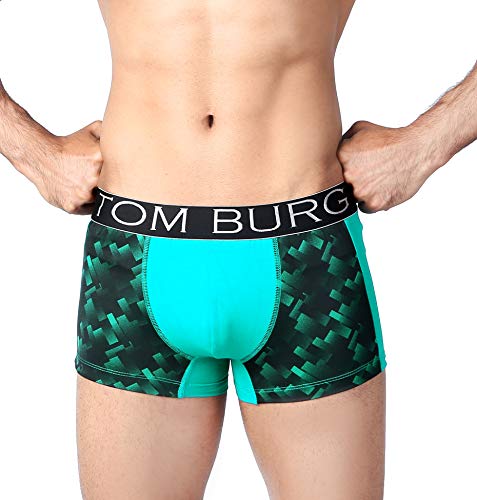 Image of TOM BURG Regular Cotton Designer Casual Smooth & Comfortable Trunks for Men (Pack of 2)