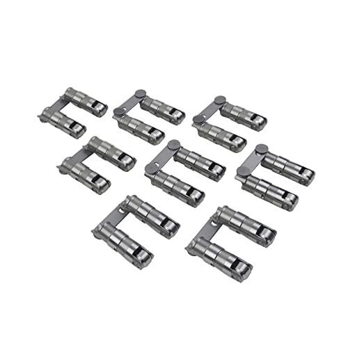 NEWZQ Set of 8 Hydraulic Roller Lifters & Small Block HJPTL0 Compatible with Chevy SBC 327 350 307 400 V8 by NEWZQ - Used condition - US$56.76