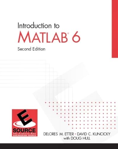 Amazon.com: Introduction to MatLAB 6, Second Edition: 9780131409187 ...