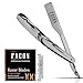 Facón Professional Classic Shave Ready Straight Edge Barber Razor - Salon Quality Cut Throat Shavette