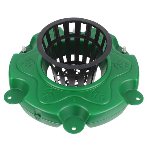 BUGUUYO Cesta Flotante para Acuáticos Isla Hidropónica Circular para Plantas Acuáticas Instalación y Decoración de Estanques Diseño Duradero y