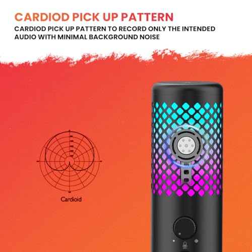 Image of Audio Array AM-C31 USB Plug & Play Condenser Microphone Kit | Pop-Filter & Metallic Base | 3.5 mm No Latency Monitoring, Volume Control & Mute Button | for PC /Mobile, Gaming, Podcasting & Streaming