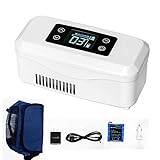 HPDOH InsulinküHler, Tragbarer Insulin-MiniküHlschrank, GroßEr KüHler Mit Einer KapazitäT Von 2-8 ° C, MedikamentenküHlschrank, Geeignet FüR Auto/Reise/Flugzeug (209 * 99 * 90 mm)