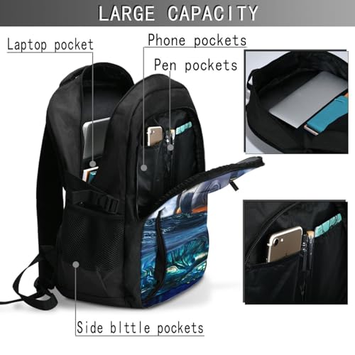 Game Subn-autica Backpack Laptop Backpack with Usb Charging Port Travel Backpack4