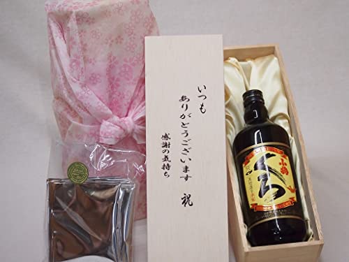 贈り物いつもありがとう木箱と珈琲ドリップセット挽き立て珈琲(ドリップパック5パック)小正醸造 芋焼酎 黒麹造り小鶴くろ (鹿児島県) 720ml