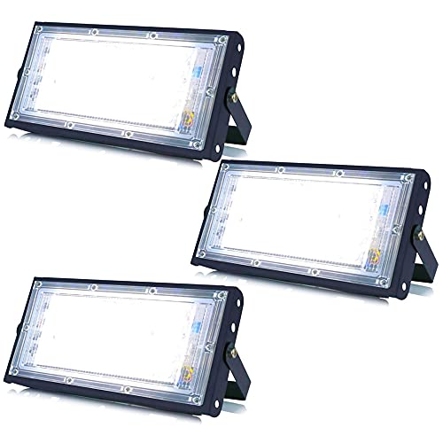 Image of MLD 20W Led Flood Light AC 220V Waterproof Brick focus Floodlights for indoor outdoor Lights | White | 20 Watt | Pack Of 3