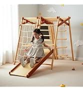 Amazon.co.jp: SOFTSEA ジャングルジム 室内 木製 8in1 折りたたみ