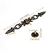 BQLZR 2PCS Antique Cabinet Pulls Wardrobe Pull,Vintage Cabinet Hardware European Style Door Handle Drawer pulls, Zinc Alloy Furniture Knobs Pull 8.66inch with 4 Screws
