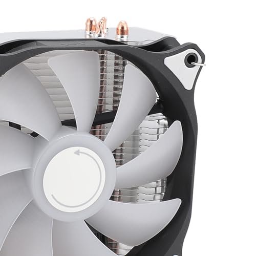 Chłodnica Procesora, Wentylatory ARGB do Chłodzenia Procesora Komputera z Radiatorem Procesora, 4 Miedziane i Aluminiowe Rurki Cieplne, Wentylatory DC12V PWM
