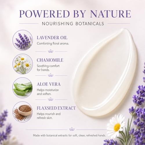 Image of Ginger Lily Farms Botanicals Conditioning Liquid Hand Soap Refill, 100% Vegan & Cruelty-Free, Lavender Chamomile Scent, 16.9 Fl Oz