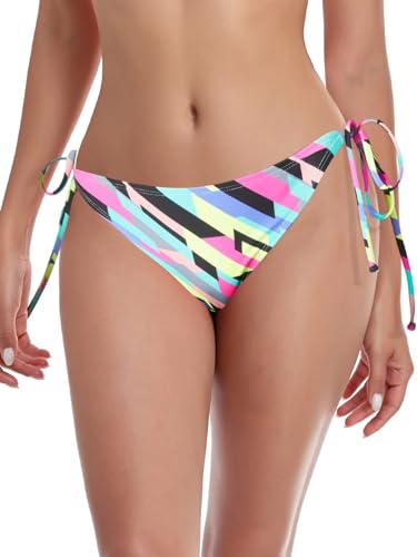 Image of Ocean Blues Women's Tie-Side Bikini Bottom Adjustable Swimwear Briefs