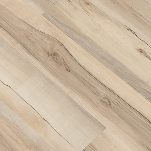 Msi Mckenna 7 Inch X 48 Inch Luxury Vinyl Flooring, Rigid Core Planks, Lvt Tile, Click Lock Floating Floor, Waterproof Lvt, Wood Grain Finish, Case, Aged Maple Beige, 23 Square Feet #TOP5