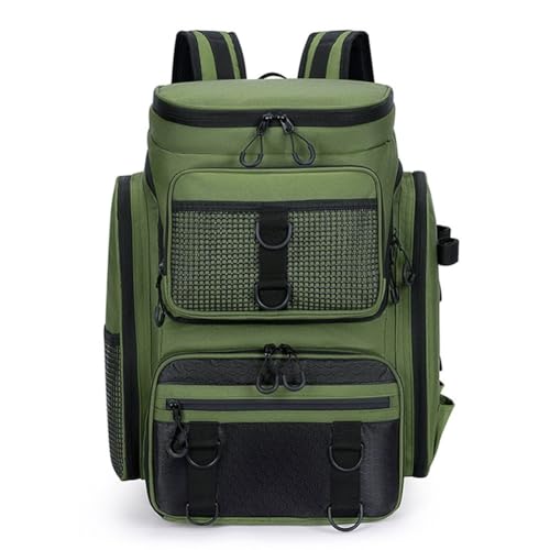 VRTYVEYBB Mochila de equipo de pesca con gran espacio de almacenamiento para camping, senderismo y mucho más