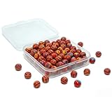 Remarque : ces perles sont fabriquées à partir de matériaux naturels, la couleur et le motif peuvent varier par rapport à l'image. En raison des effets d'éclairage, des paramètres de luminosité/contraste de l'écran, etc., la tonalité de couleur de l'image et de l'élément réel peuvent être légèrement différentes.