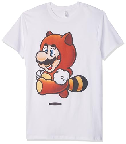 T-shirt Nintendo blanc à manches courtes pour homme au style geek quotidien
