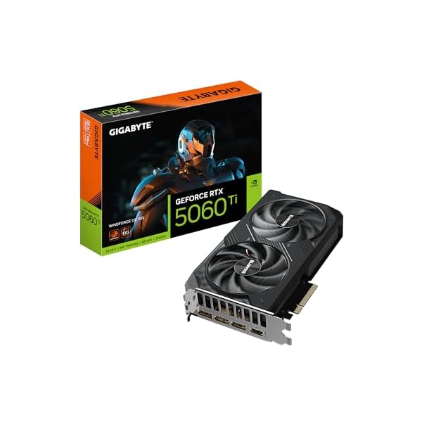 Gigabyte GeForce RTX 5060 Ti WINDFORCE OC 16 GB GDDR7