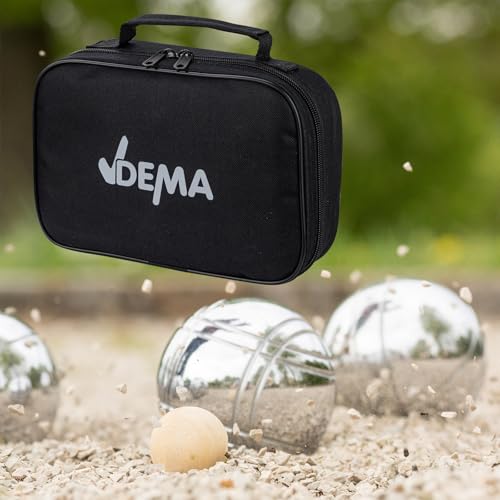 Foto von Boule - Set Spiel mit 6 Metallkugeln 1 Zielkugel Kugeln Ø 72 mm Boccia Petanque
