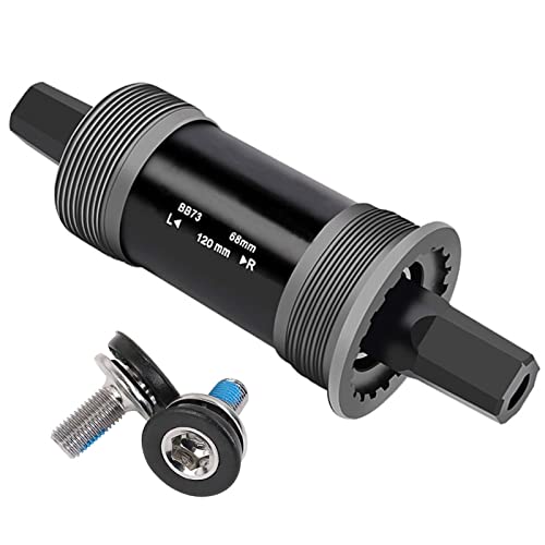 Meyecon Fahrrad Innenlager BSA Tretlager 68 mm Fahrrad Tretlager Vierkant-Innenlager für Vierkantspindelkurbel 68mm Rahmen Shell Radfahren Zubehör mit Wasserdichten Schrauben  122.5mm