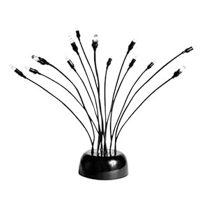 velda Teichbeleuchtung Unterwasser Licht Spots (13 LED Spots 91 Lumen Warmweiß) Teichlampen mit flexibler Ausrichtung für Sternenhimmeleffekt IPX8 Wasserdichte LED Spots 123600 Schwarz