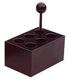 neoLab 2-2509 Heizblock Alu, 6 Vertiefungen 20 mm Durchmesser für Reagenzgläser