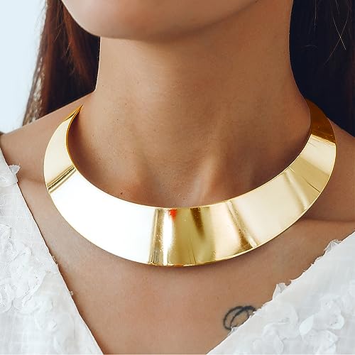 Harry and Henry Chunky Gold Toggle Necklace Trendy Silver Cuban Link Chain Choker Toggle Bar Clasp Necklaces for Women Chunky Statement Necklaces Jewelry Gifts2