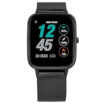 Relógio Smart Unissex Full Display Preto - MOLIFEAI/7P