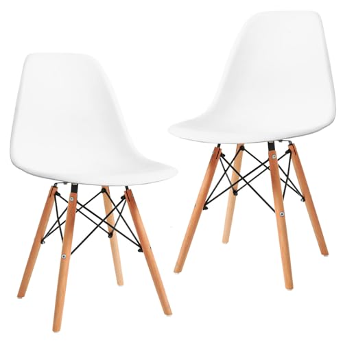 CangLong Modern Mid-Century Dining Chair Shell Lounge Plastic Chair with