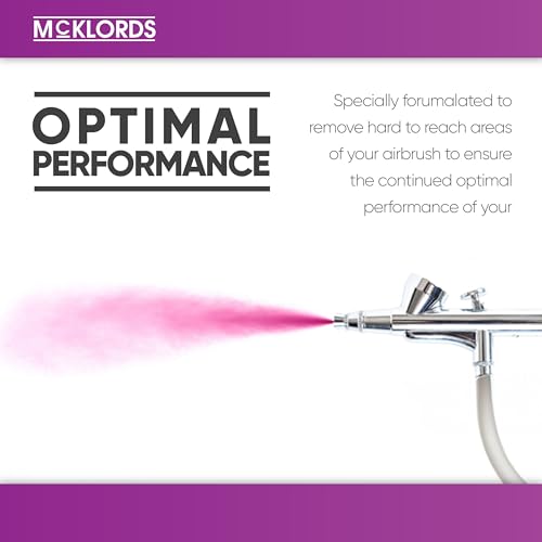 McKLords - Airbrush Cleaning Solution | Acrylic Paint Cleaner for Airbrushing and Restoration - 250ml - Image 8