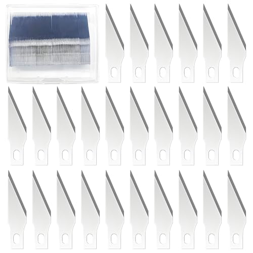 YPYMOD 100 Stück Präzision Craft Messer Ersatzklingen, Ersatzklingen für Cutter