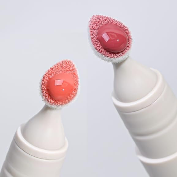 JUAAZIN Steel-Ball Plush-Tip High-Gloss Lip Glaze (03#, 0.11 Fl Oz (Pack of 1))