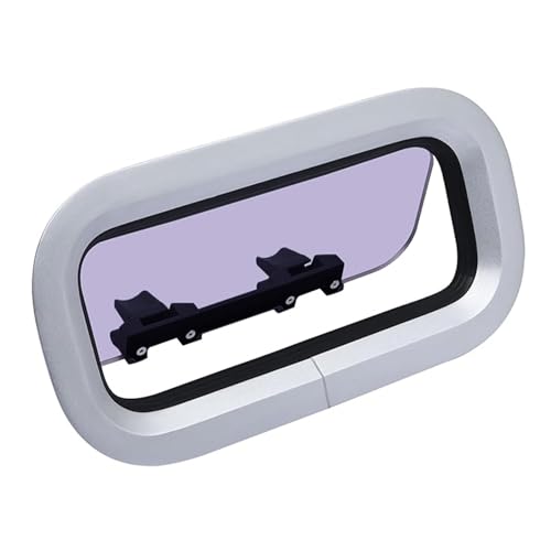 Compact acrylic portlight with 180° opening
