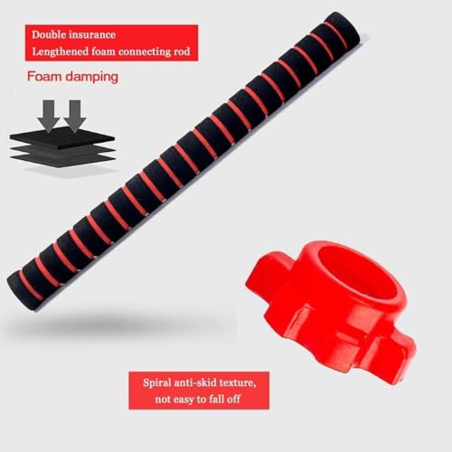 Zanbeel Adjustable Non-Slip Dumbbell Weight Set for Home Gym-Slide-On Free Weights Dumbbell Set for Full-Body Workouts, Dumbell Barbell Combo Compact Free Weights Set, Ideal for Women & Men - 30KG - Image 4