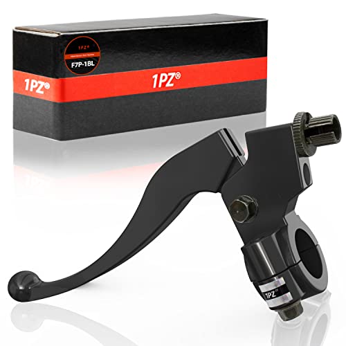 1PZ F7P-1BL 7/8 Levier d'embrayage gauche 22mm remplacement pour frein poignée universel 50cc 70cc 90cc 110cc 125cc Dirt Pit Bike Motocross moto Coolster Roketa Baja X-Treme