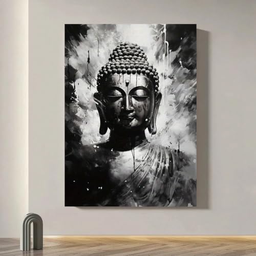 Cuadro zen de Buda en lienzo espiritual para transformar tu hogar en un templo de relax 3
