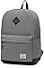 VASCHY Zaino Uomo, Zaino Donna Casual Zaino Scuola Superiore Zaino Università Vintage Zaino Classico Impermeabile Zaino porta PC 15.6 Pollici Zaino da Viaggio Lavoro Grigio Chiaro