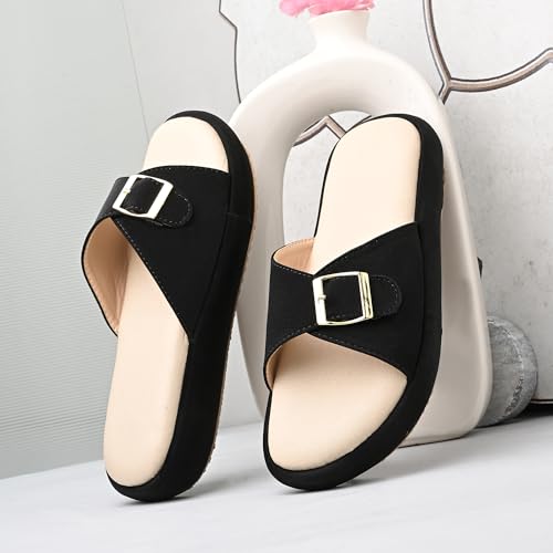 Image of Centrino Women's Sandals | Elegant Stylish Slip-On Chappals for Ladies |Lightweight & Breathable Slippers /Flip-Flops| Durable Outdoor Synthetic Casual Wear,Party and Formal Occasions(9322)