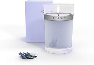 Icelandic Moonflower Petal Topped Candle, Icelandic Moonflower