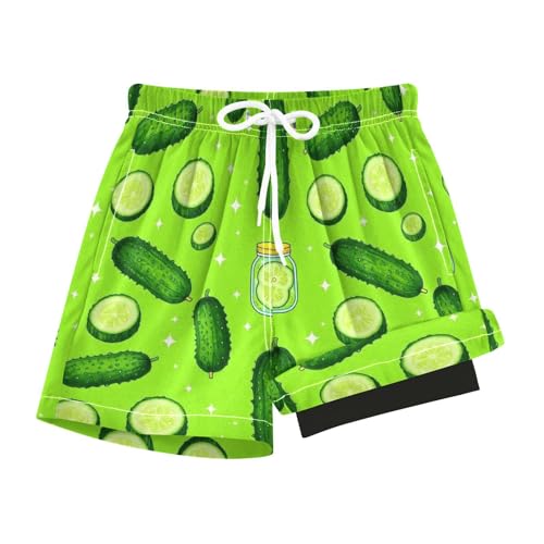 Short de bain garçon 4T Yuiboo imprimé concombre séchage rapide
