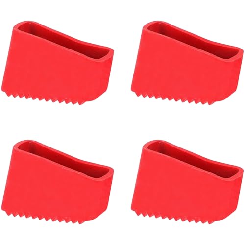 Xrten 4pcs Couvre-Pieds D'échelle, Embout Escabeau, Pied Escabeau, Antidérapants en Caoutchouc pour Échelle, Pieds D'échelle en Caoutchouc, Remplacement...