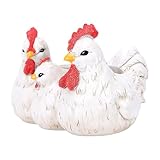 gallo nano nero Design artistico artigianale: realizzata meticolosamente a mano in resina resistente, questa statua di pollo da 5 pollici presenta dettagli squisiti che catturano il fascino di una scena familiare rustica in fattoria. Il materiale resistente agli agenti atmosferici garantisce una bellezza duratura sia all'interno che all'esterno.