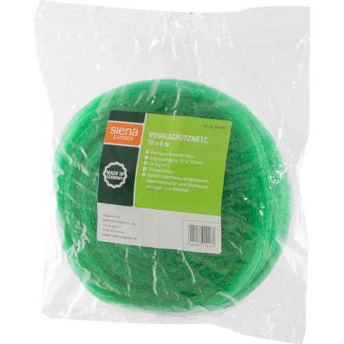 Preisvergleich Produktbild Siena Garden Vogelschutznetz, für Baum & Beet, 10x4m, engmaschig, 801666