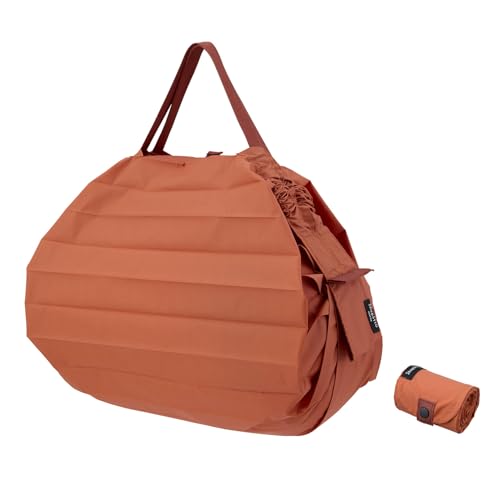 マーナ (marna) Shupatto コンパクトバッグ M (15L / ブリックブラウン) シュパット エコバッグ 折りたたみ 買い物袋 (コンパクト/丈夫) S515BR