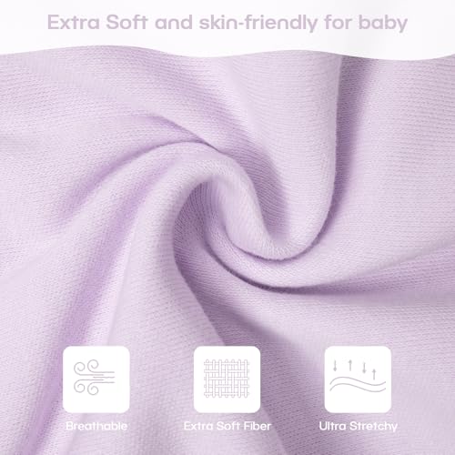 Image of MEXXI Baby Transitional Swaddle, 2 Pack Sleep Sack With Arms Up, 0.5 TOG