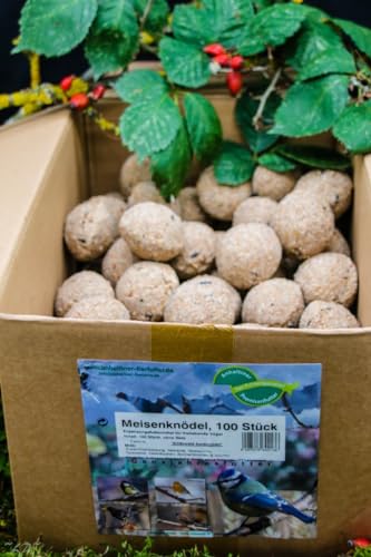 Anhaltiner Meisenknödel 100 Stück ohne Netz Vogelfutter Wildvogelfutter Meisenfutter eigene Produktion in Deutschland hergestellt