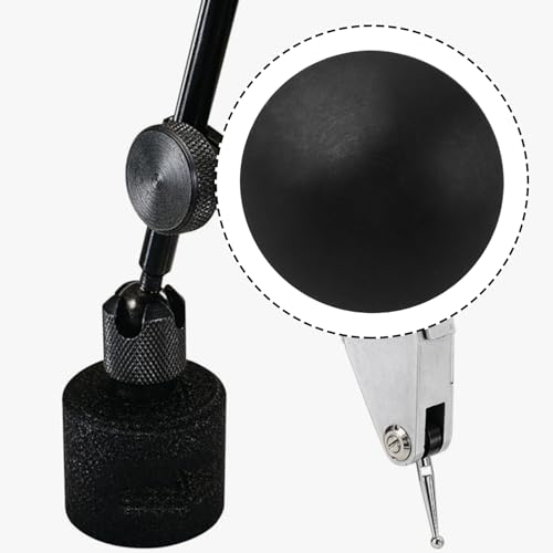 LT Easiyl Kontaktpunkt für Anzeigegeräte 1/8 Zoll Schaft X 1/2 Zoll Runde Spitze Kompatibel mit Starrett PT06632-4 für Messuhren Und Digitale Anzeigen