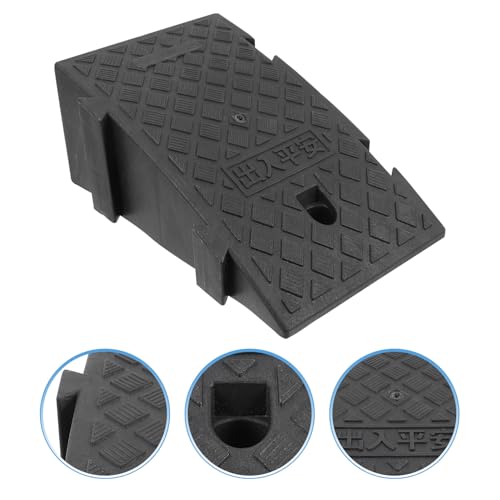 Rampa portátil de caucho 26x40x16cm para silla de ruedas y carga miniatura 3