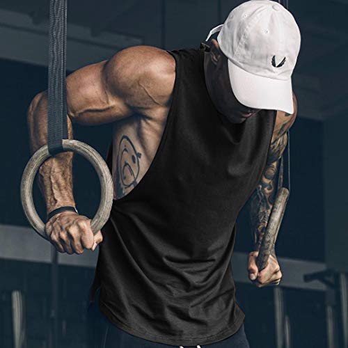 Image of COOFANDY Men Workout Tank Top 2 Pack Gym Bodybuilding Sleeveless Muscle T Shirts