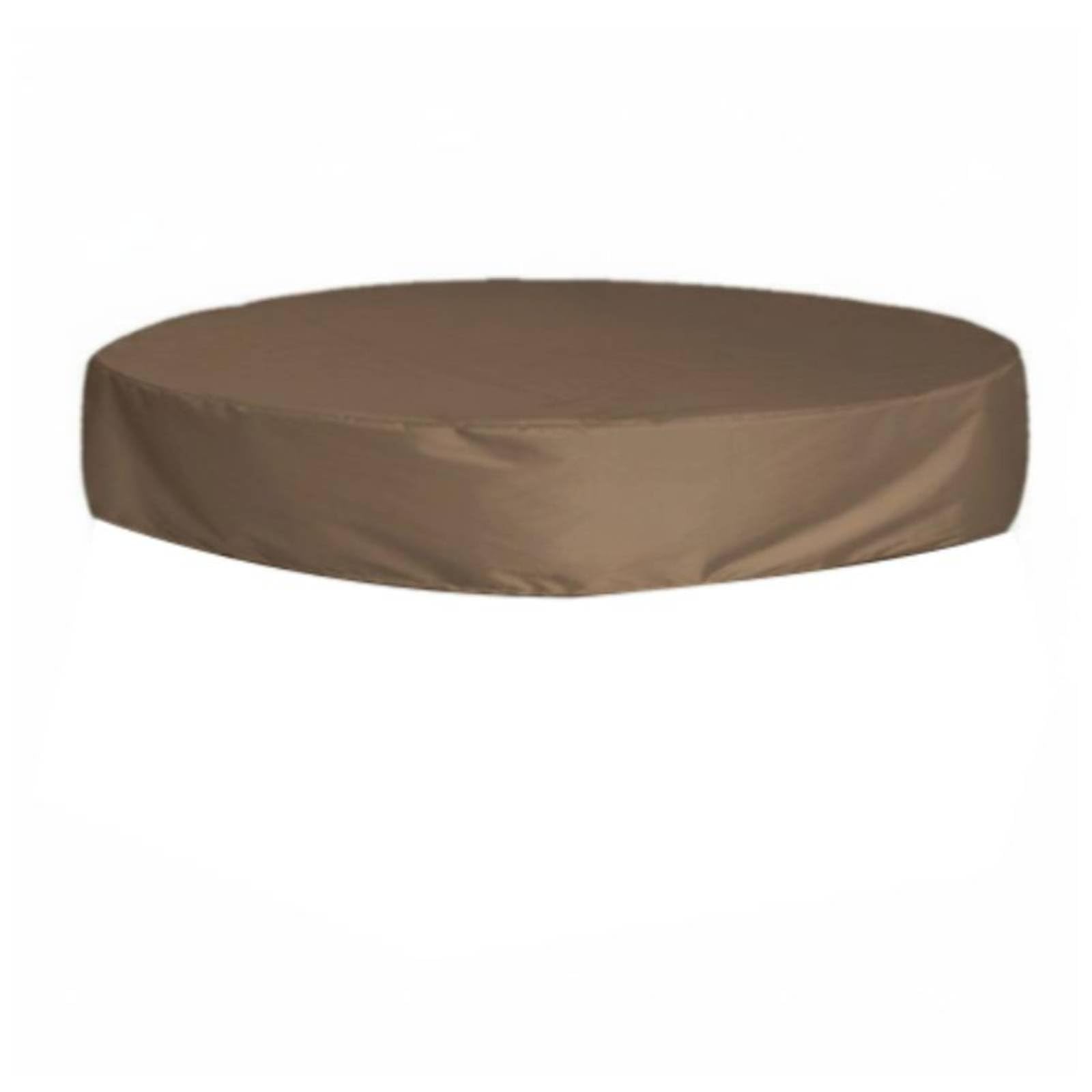 BNF®Outdoor Bathtub Cover – Dustproof, Waterproof & Windproof Spa Protector, Round Hot Tub Cover for Garden & Backyard, 190‑90 cm (Grey)-image-43