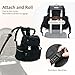 COOLREX Diaper Bag Backpack with Changing Pad, Pacifier Case & Stroller Straps, Insulated Pockets Water Resistant Travel Essentials Baby Bag Multipurpose Travel Back, Big Storage in a Small Footprint