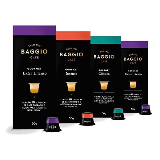 40 Cápsulas Para Cafeteira Nespresso – Baggio Café Gourmet – 4 caixas